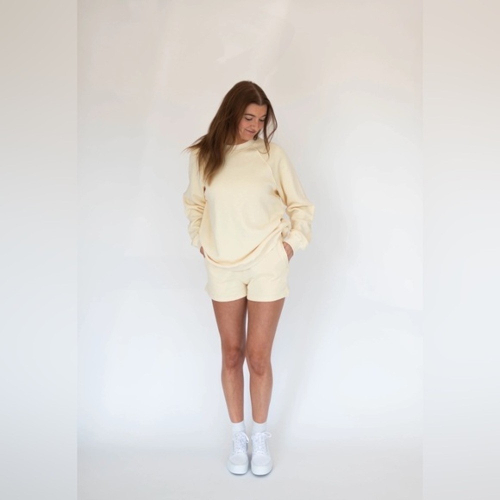 Rumored balance crewneck butter yellow
